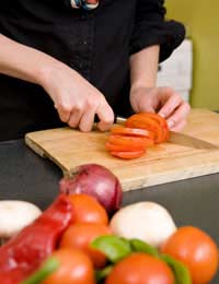 Pizza Vegetables Dip Children Cook